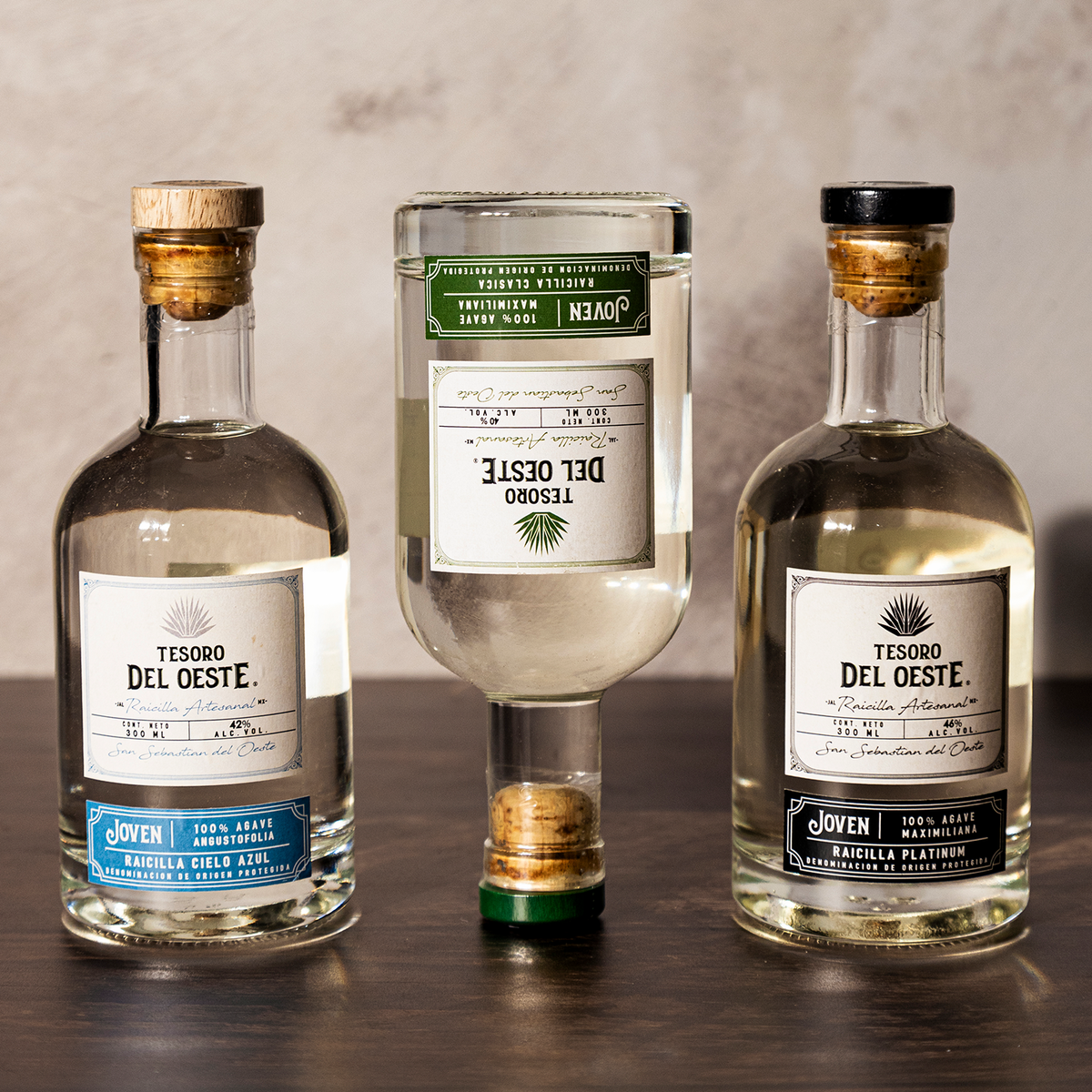 Paquete de Descubrimiento de Raicilla — 3 botellas de 100 ml